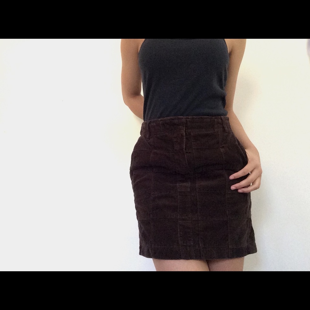 Vintage Style Corduroy Skirt